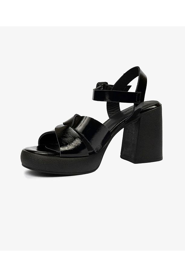 Kadın Siyah Hakiki Deri Sandalet 4Y2AS59046 - 4