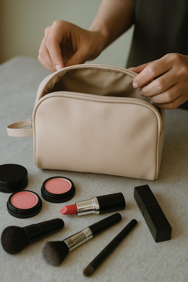 حقيبة مكياج بنمط عادي - 3