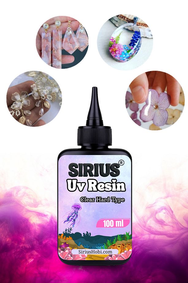 Sirius Uv Reçine Sert Tip - Hızlı Kürlenen 100ml - 1