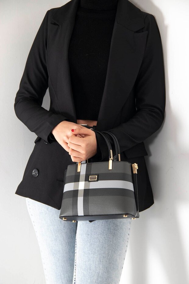 Black - Black SP987 Women's Clutch Bag