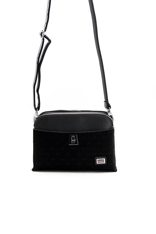 Black - Black Sp623 Women's Crossbody Bag