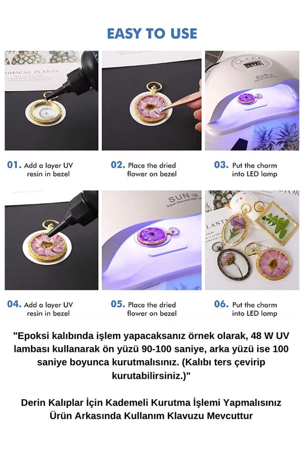 Sirius Uv Reçine Sert Tip - Hızlı Kürlenen 100ml - 3