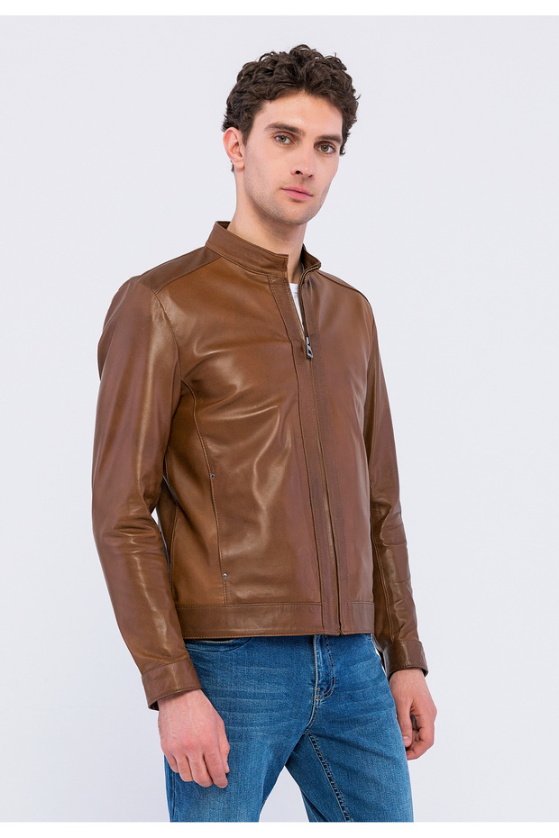 Men's Chestnut Color Jacket - 3