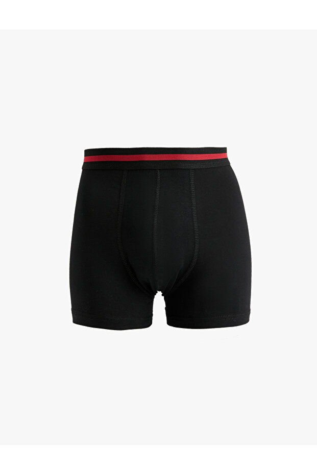 Baskılı Pamuklu 3'lü Boxer Seti - 5