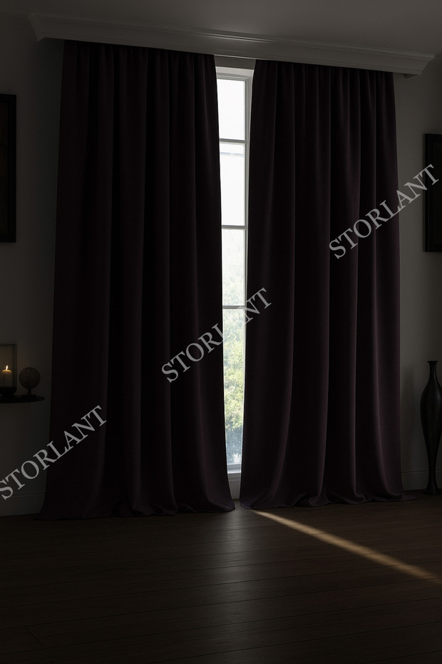 Plain Pleated Blackout Blackout Curtain – Lightproof L Darkens the Entire Room! Favorite Product