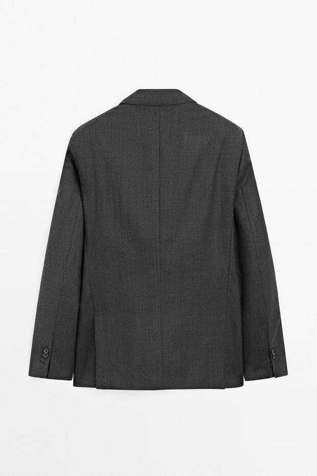%100 yün klasik blazer - 8