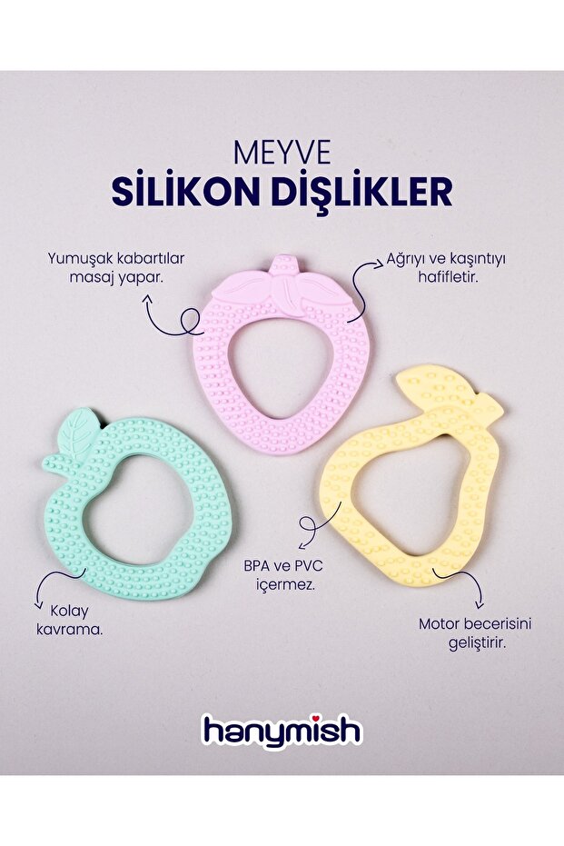 عضاضة سيليكون بنمط الفاكهة - 7