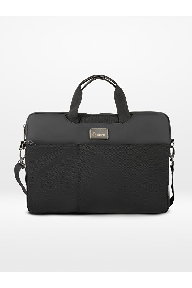 O-lapclassy Sleek Laptop Bag Minimalist Lightweight Work Bag Black