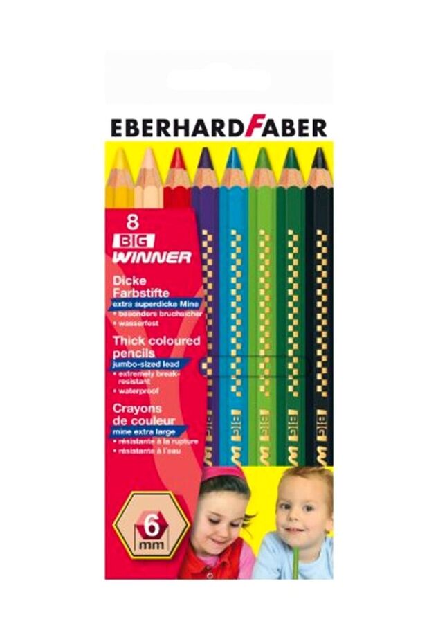 EBERHART FABER JOMBO 8 عبوات من الطلاء الجاف