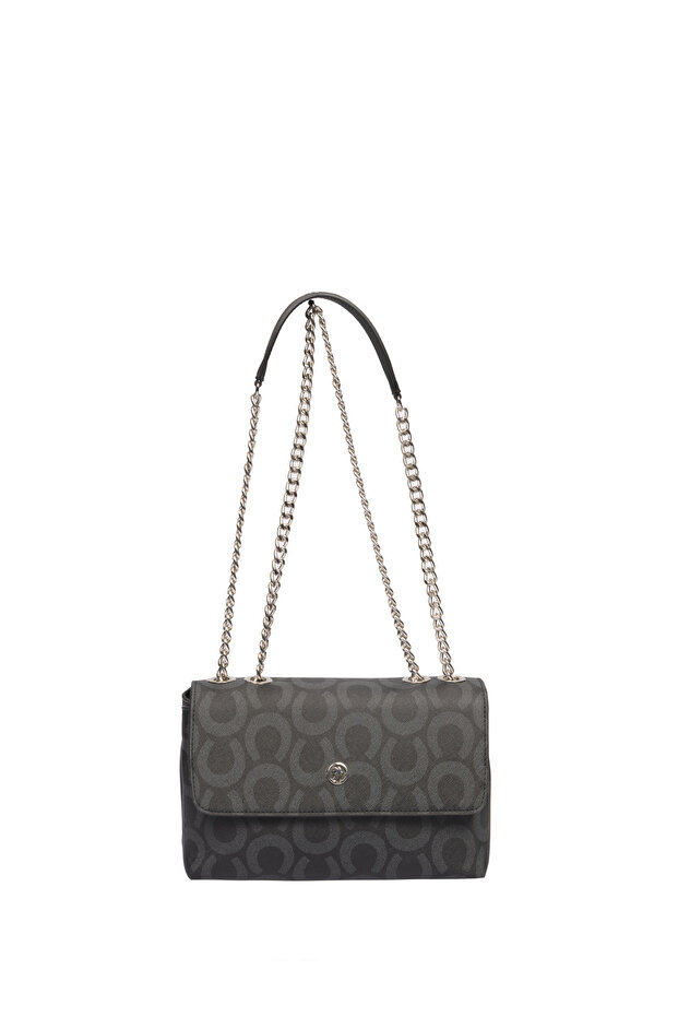 Women's Black Shoulder Bag Us23583