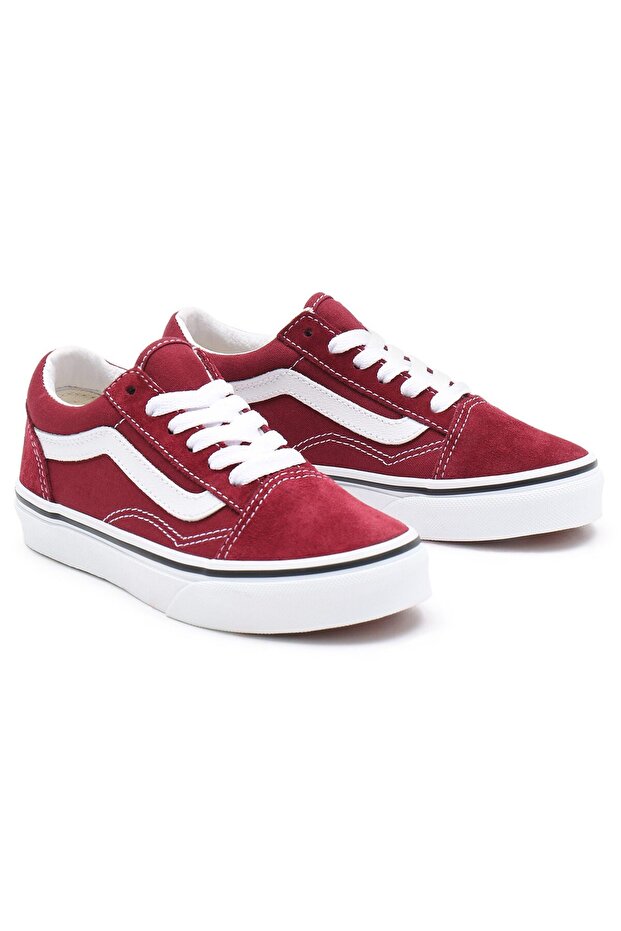 UY Old Skool - أحمر