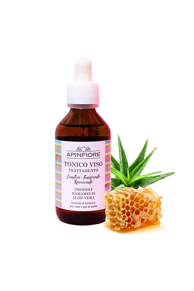 Face Tonic Lotion 100ml – Rebalances, & Smoothens Aging Skin, Irritated Skin with Propolis & Aloe