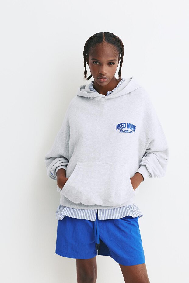 Kapüşonlu Vacation sweatshirt - 1