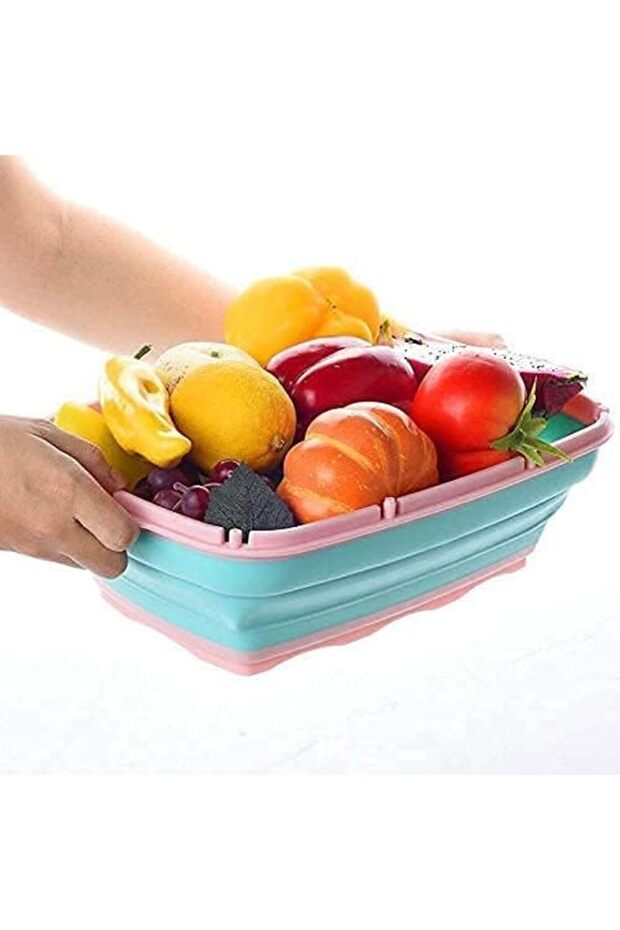 9 in 1 Multipurpose Silicone-Based Foldable Kitchen Cutting Board - 4