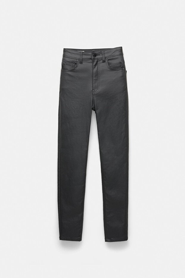 Kaplamalı skinny jean - 5