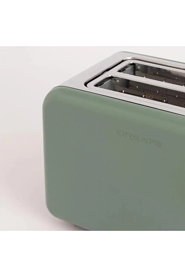 Toaster, CREATE, Retro, 2 slices, sage - 5