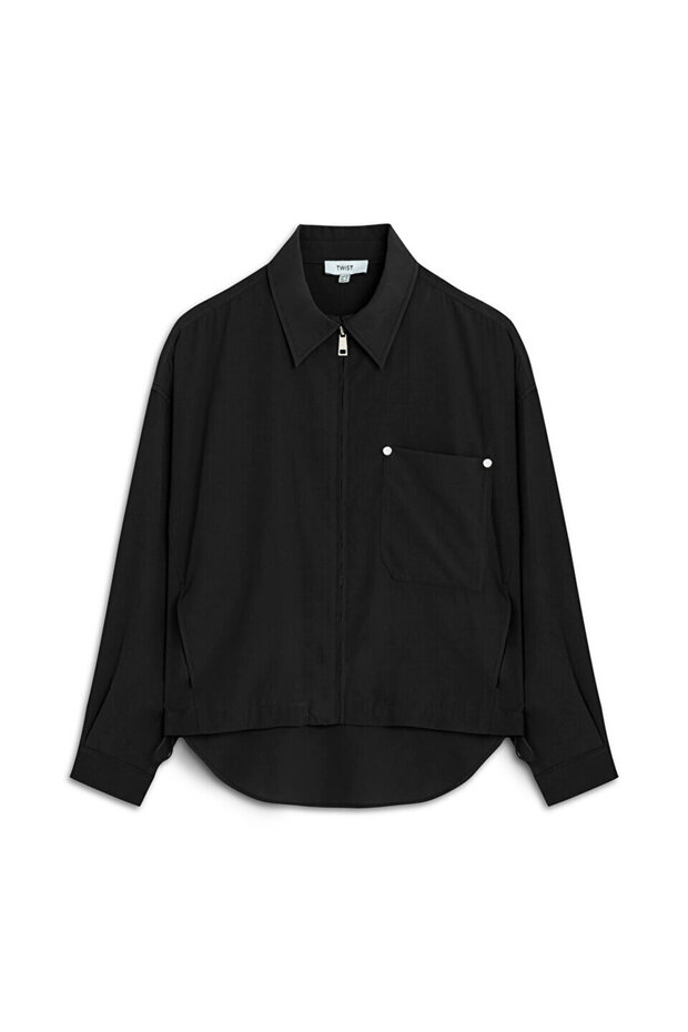 ASİMETRİK GÖMLEK CEKET - 3