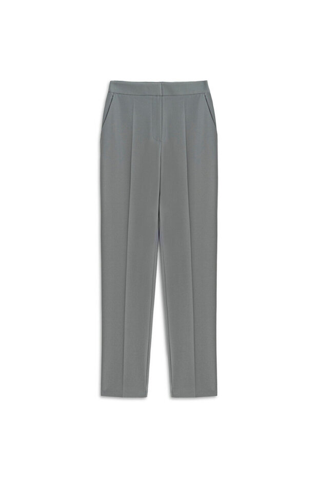 KONTRAST ELASTİK BEL PANTOLON - 3