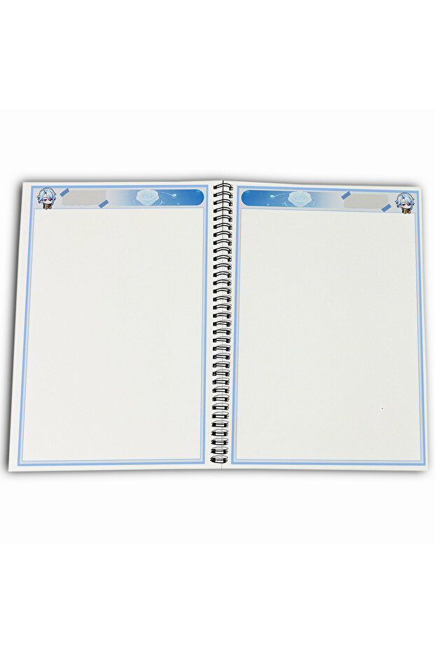 Genshin Impact Ayato Unlined A4 School Notebook 72 Sheets Model 1 - 4
