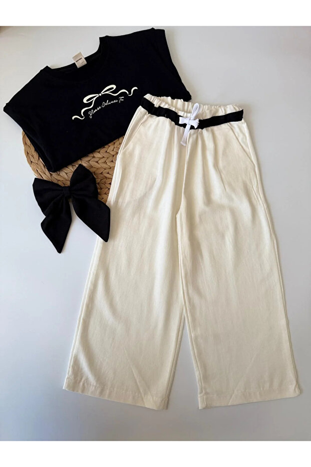 Ecru Girls' Trousers