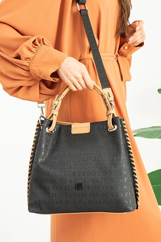 Original Just Polo Medium and Large Size Wide Strap Women's Shoulder Bags Suitable for Daily Use
