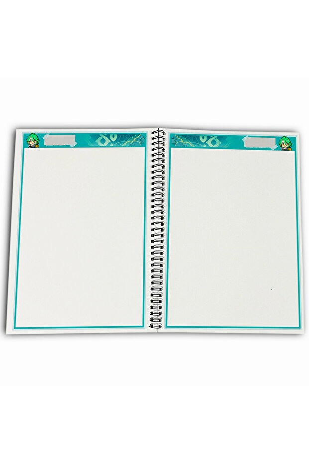 Genshin Impact Baizhu Unlined A4 School Notebook 72 Sheets Model 3 - 4