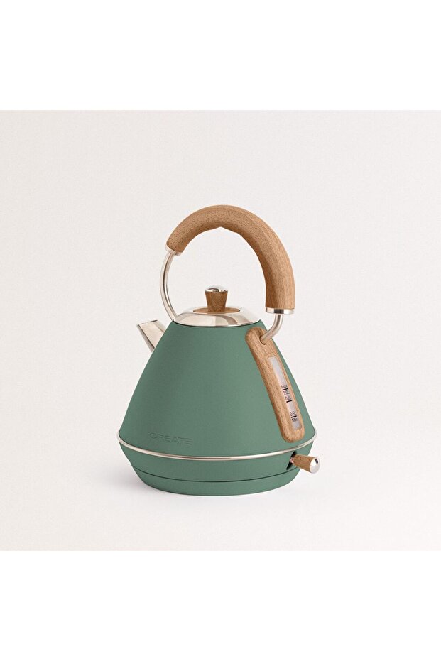 Retro kettle, CREATE, 1 liter, sage - 5