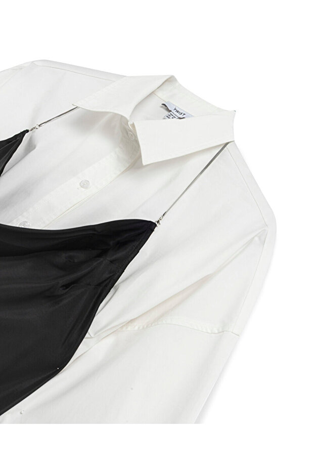 ÇİFT PARÇA SATEN ELBİSE - 4