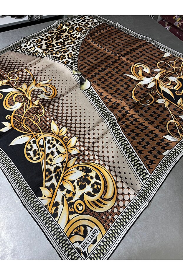 %100 İpek Tivil Eşarp - 4