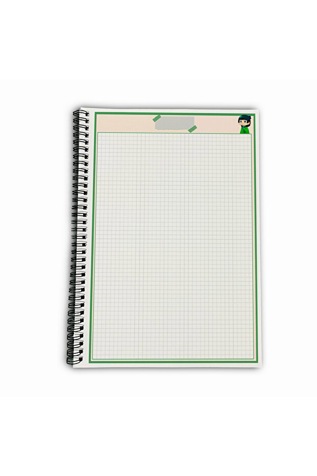 The Apothecary Diaries Maomao Checkered A4 School Notebook 72 Sheets Model 3 - 5