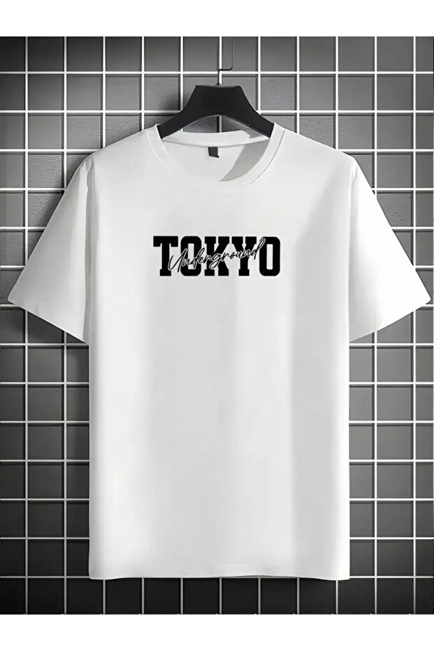 TOKYO UNDERGROUND PRINTED OVERSIZE ΜΠΛΟΥΖΑ ΠΟΔΗΛΑΤΟ - 2