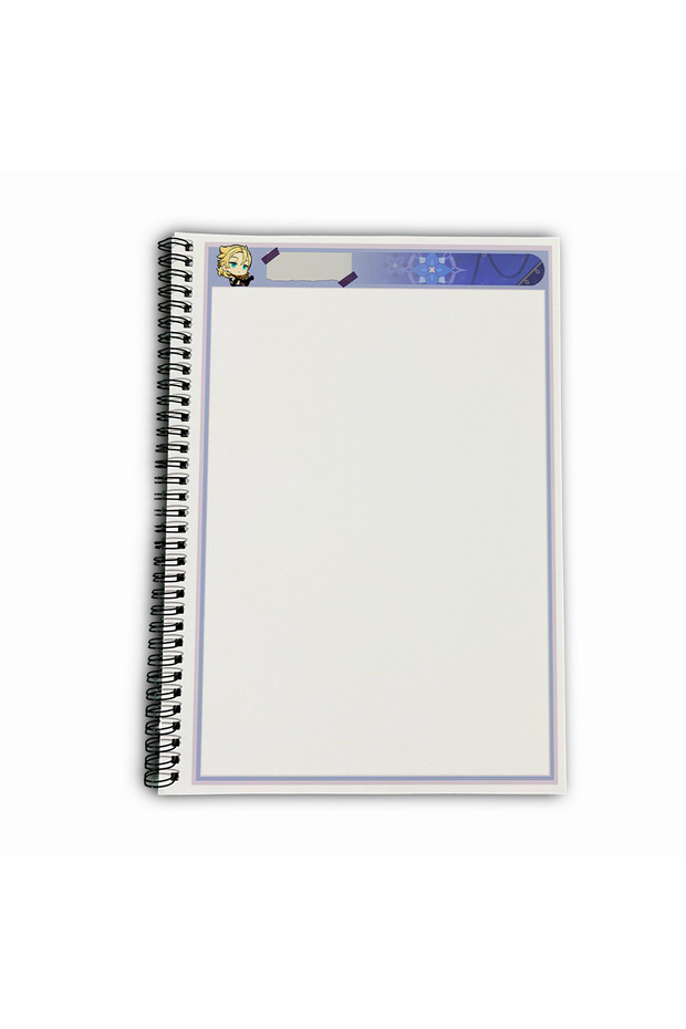 Genshin Impact Albedo Unlined A4 School Notebook 72 Sheets Model 3 - 5