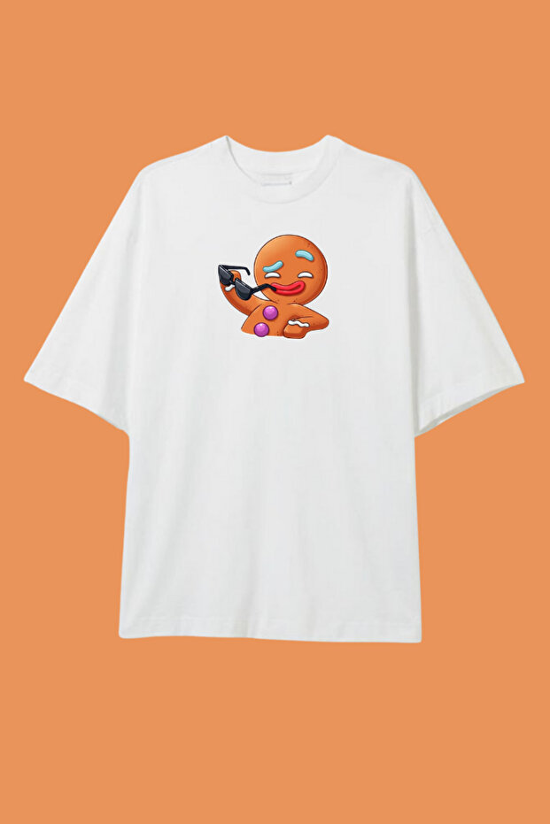 Cookie Man Printed Oversize T-Shirt