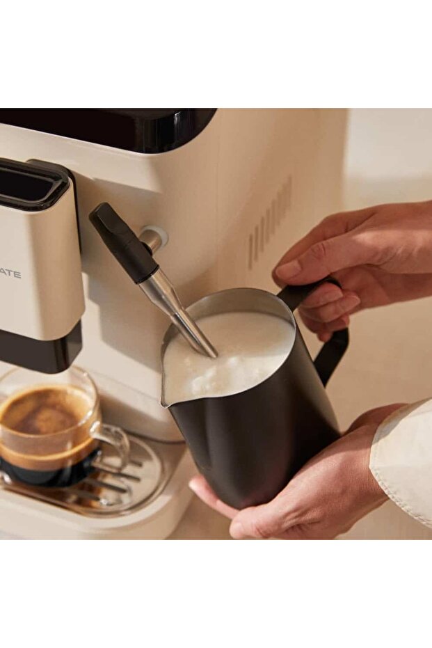 Automatic espresso machine with grinder, CREATE, Thera Matic Touch, cream - 3