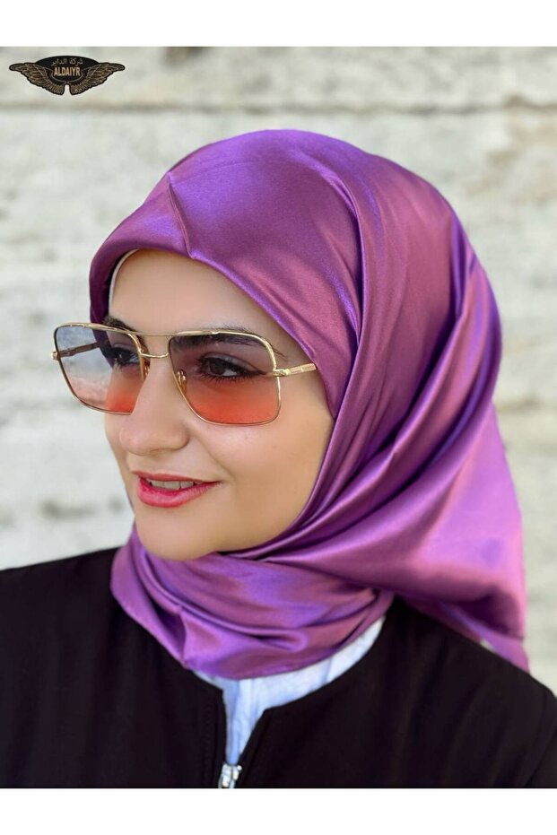 Eșarfă din satin simplu - 1