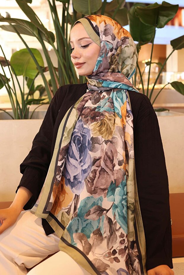 Patterned Shawl Çağla İpk111 - 3