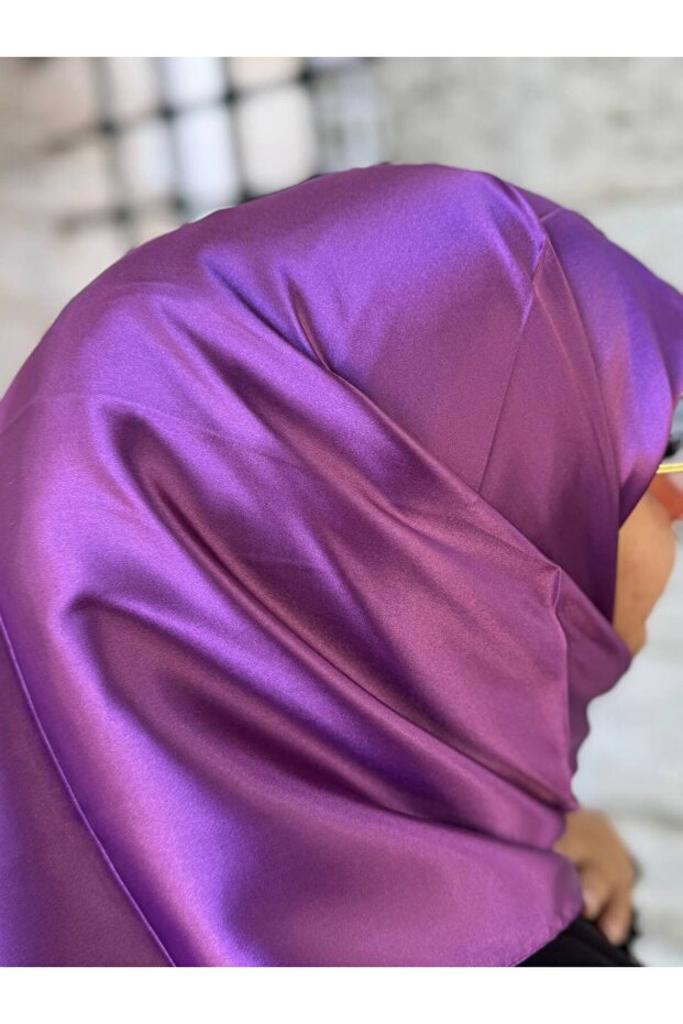 Eșarfă din satin simplu - 2