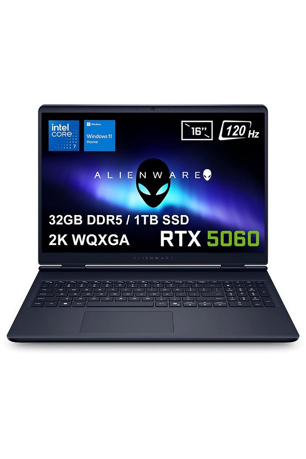 Alienware 16 Aurora Intel 7-240H 32GB DDR5 1TB SSD RTX5060 8GB 16 inç 2K 120Hz W11H Laptop - 1
