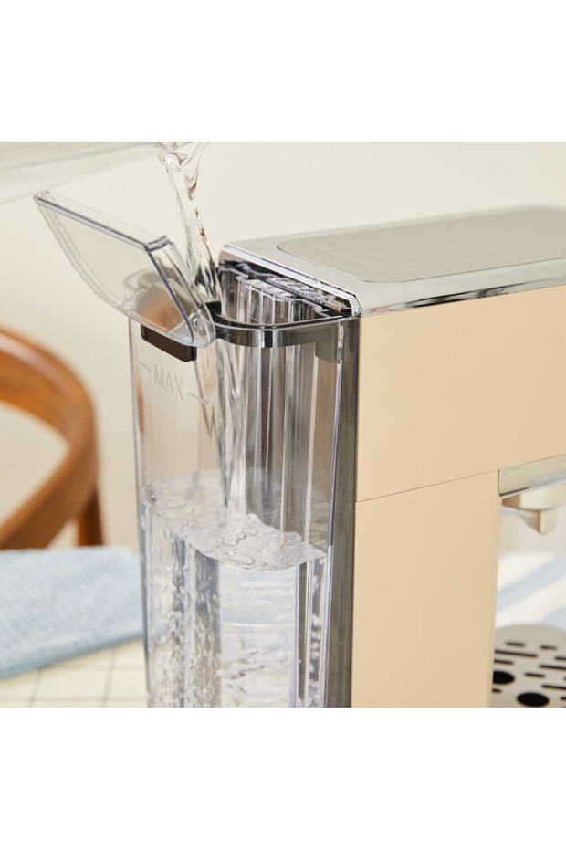 Retro semi-automatic espresso machine, CREATE, Thera Classic Compact, beige - 5