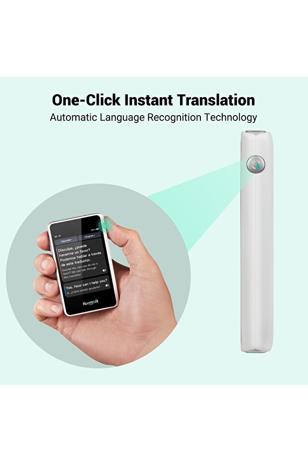Timekettle T1 Mini Translator Device No WiFi Needed, Built in 1-Year Global Mobile Data, S - 3