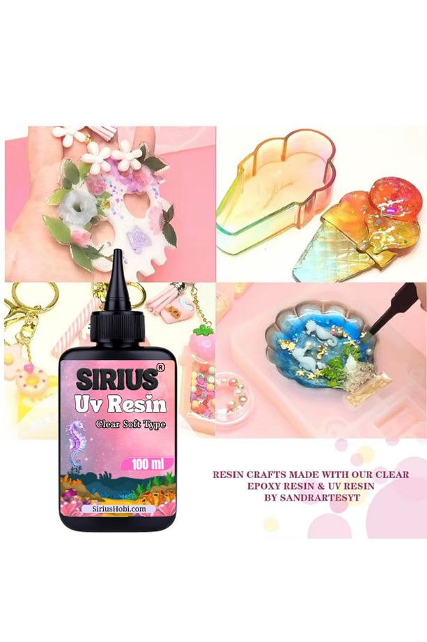 Sirius Soft Tip UV Reçine (Esnek yapı – Yarı elastik)-Hızlı Kürlenen 100ml - 7
