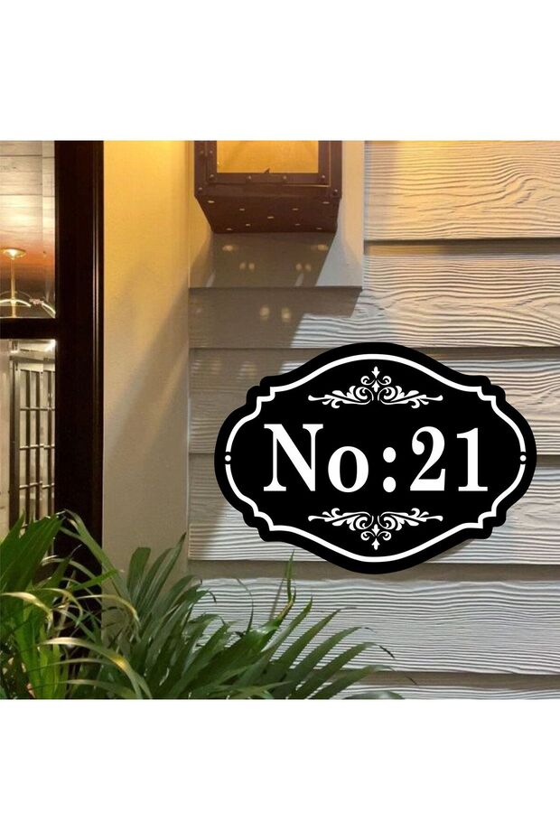 Site- Apartment- Door - Villa - Wall Number 25X18Cm Outdoor