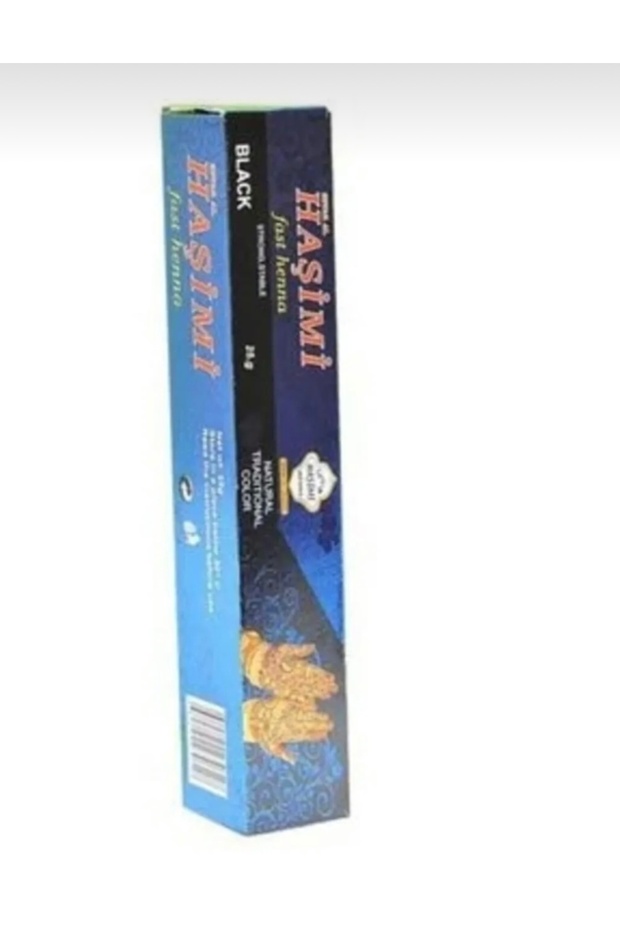 Siyah Hint Kınası ve Desen Şaplonu 1 Adet Hint Kınası 1 Adet Dövme Şablonu, Hint Kınası - 2