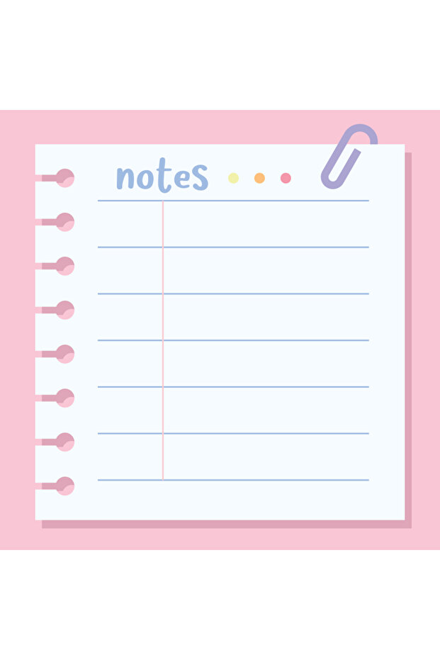4'lü Not Kağıdı Seti + Sticker, 9×9 Boyut, Memopad, To Do List, Bloknot, Planlayıcı, Notepad - 3