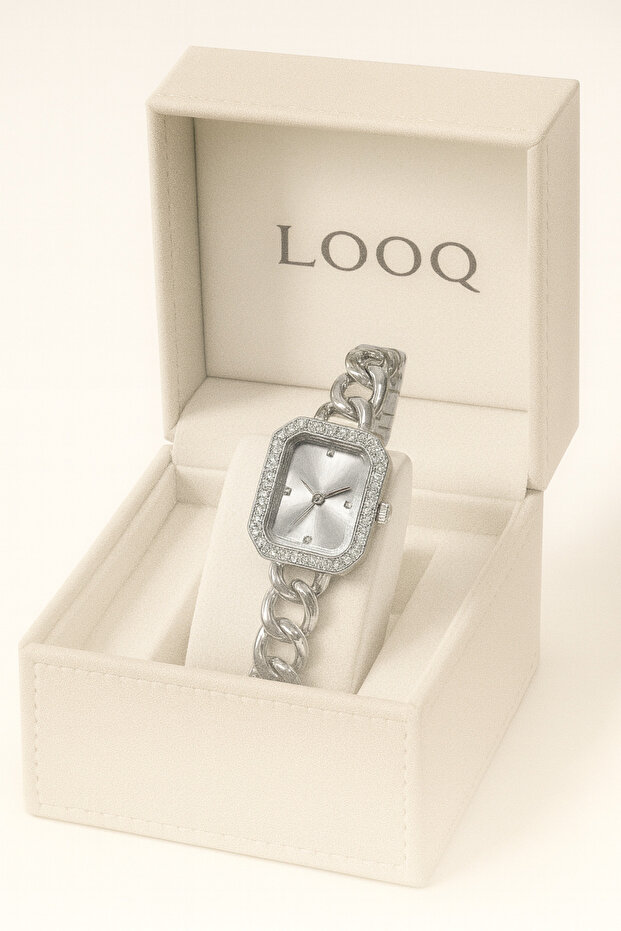 New Women's Wristwatch with Stone Details