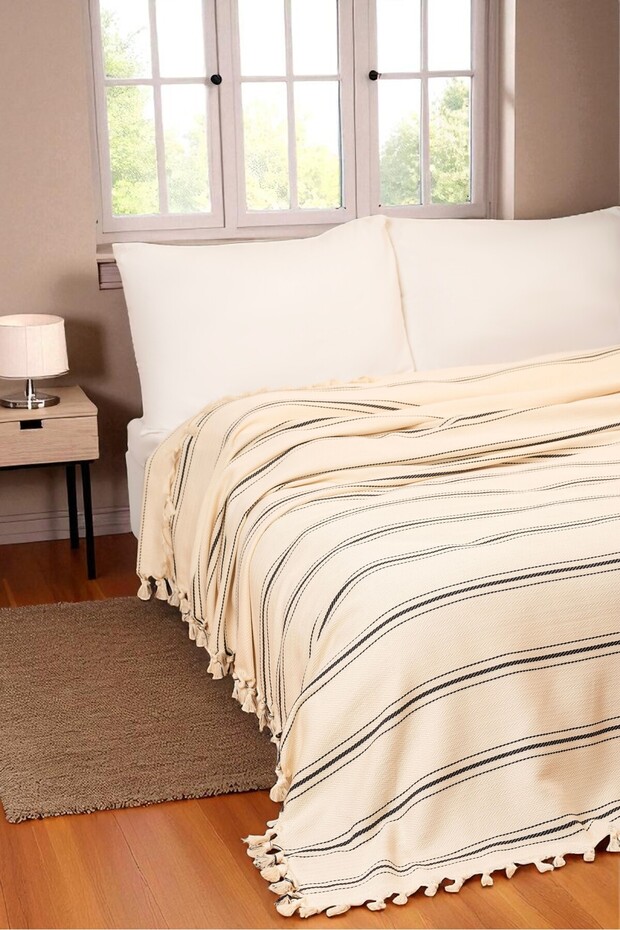 Natural Cotton, Soft, Single Pique, Seat Cover, Multi-Purpose Cover 130X180 Cm. - 2