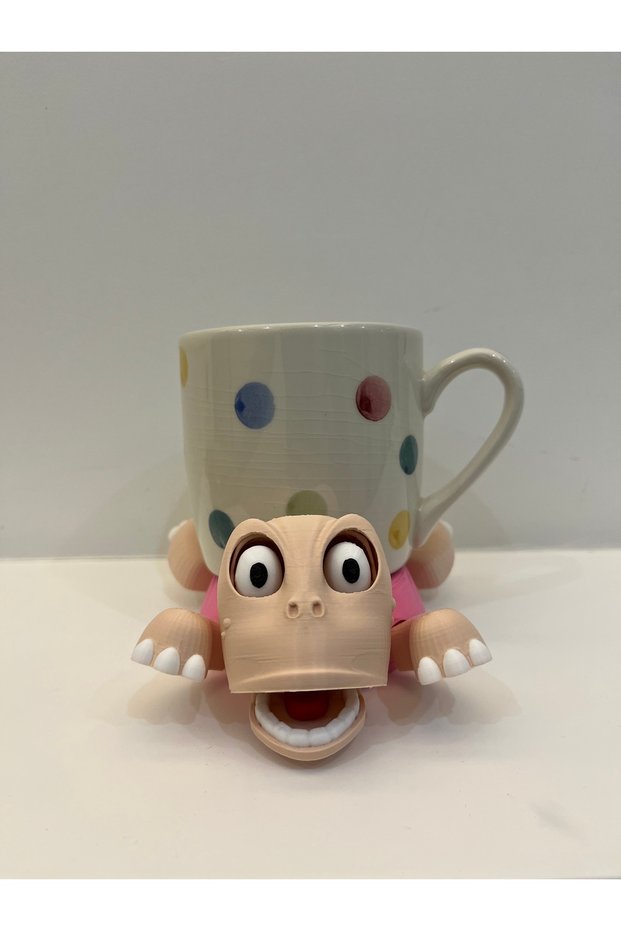 Sleepy Turtle Cup Holder - Adorable Decorative Mug Coaster and Desktop Organizer