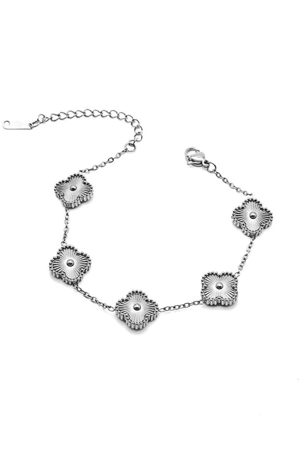 Clover Silver Bracelet - 2