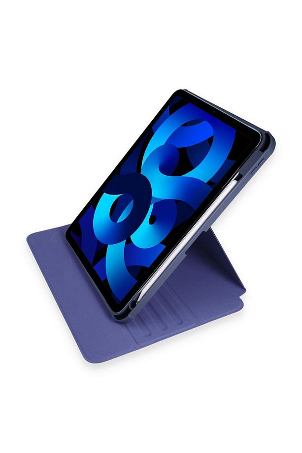 Apple Ipad 10.2 /10.5 (7. 8. 9.NESİL) 2020/2021 Uyumlu 360 Dönebilen Kalem Bölmeli Kılıf - 4