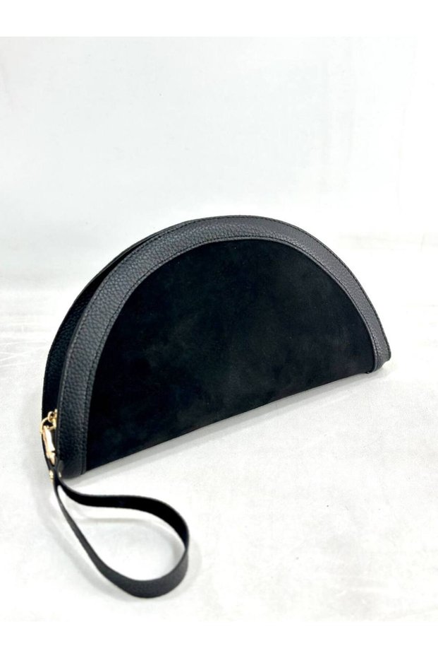 Genuine Suede Leather Portfolio/ Clutch Women's Handbag